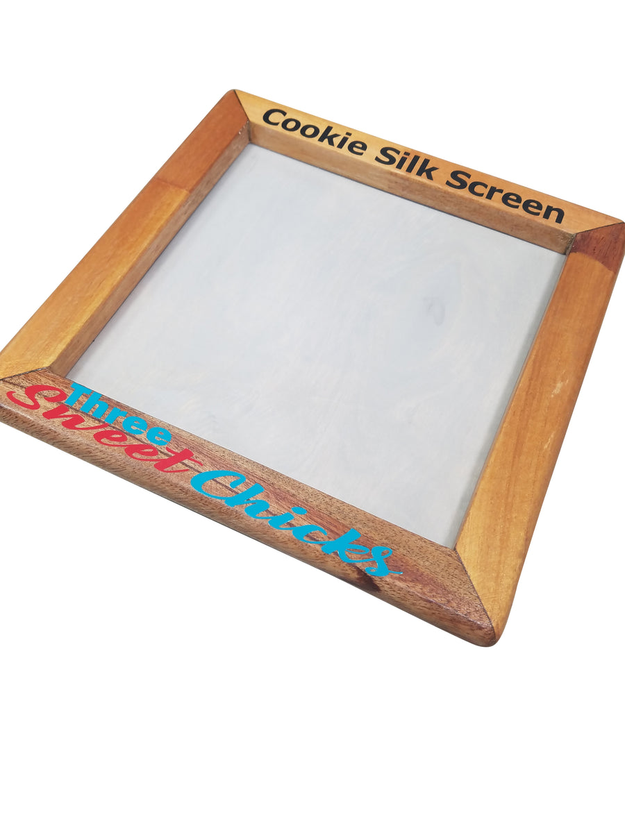 Sweet Stencil Holder Silk Screen Kit for Cookie Decorating