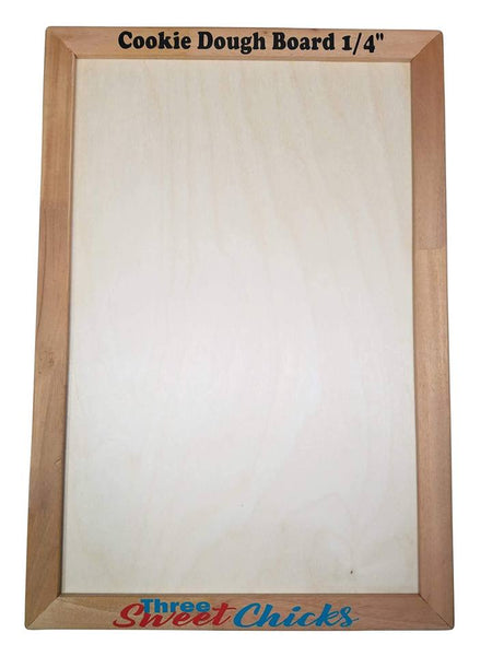 Cookie Dough/Fondant Wood Rolling Board, inside working area 11" x 17"