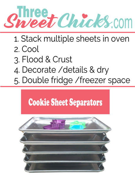 Baking Sheet Stackers Cookie Sheet Pan/Dividers Separators