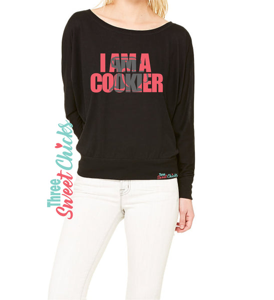 Pre-Order I am a Cookier Wideneck Sexy off the shoulder